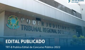 TRT-8 publica edital de concurso para analista e técnico judiciário TRT-8 publica edital de concurso para analista e técnico judiciário