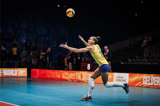 Brasil vence Argentina com tranquilidade e segue com 100% de aproveitamento no Mundial de Vôlei Feminino Brasil vence Argentina com tranquilidade e segue com 100% de aproveitamento no Mundial de Vôlei Feminino