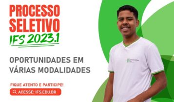Inscrições do Processo Seletivo do IFS se encerram dia 30