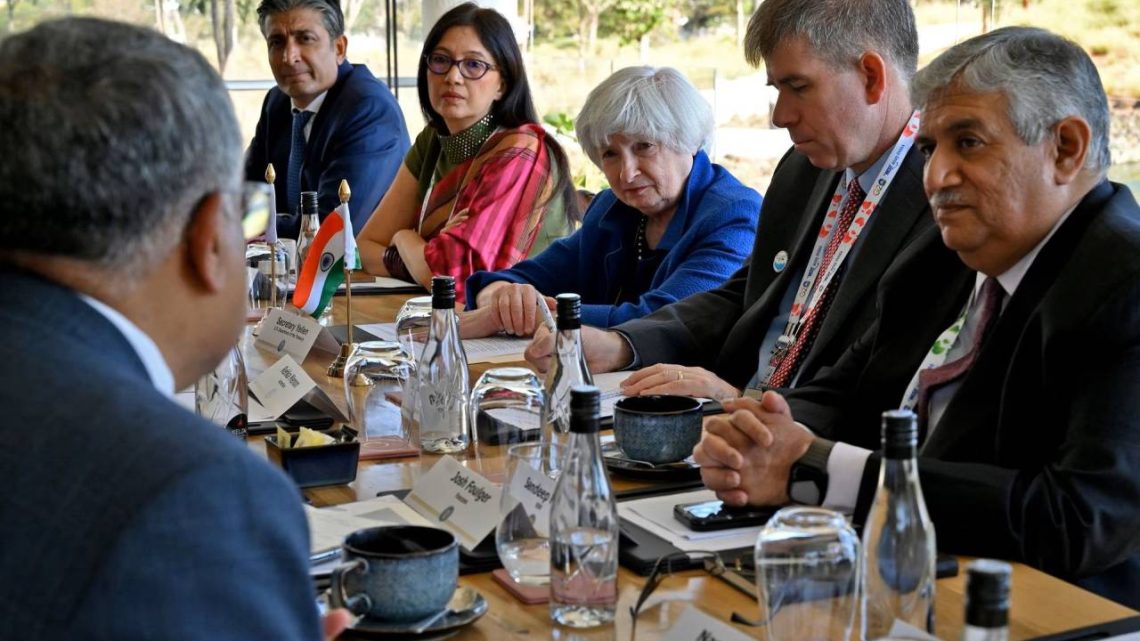 Encontro de chefes da economia de países do G20 termina sem consenso sobre Ucrânia Encontro de chefes da economia de países do G20 termina sem consenso sobre Ucrânia