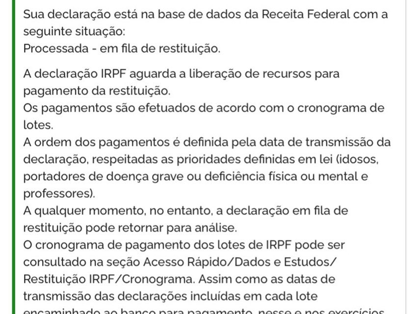 Receita abre consulta aos R$ 7,5 bilhões do 4º lote de restituição do IR 2023 na quinta-feira