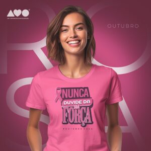 AMO inicia venda antecipada das camisetas da campanha Outubro Rosa