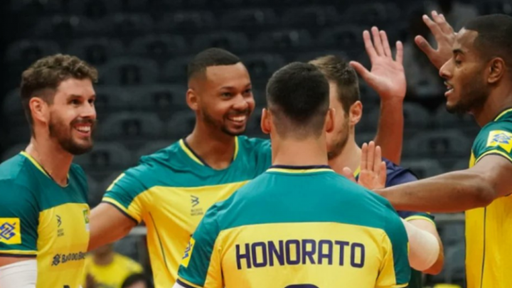 Brasil vence Cuba e avança direto às semifinais do vôlei masculino no Pan 2023