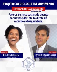 Evento discute fatores de risco sociais de doença cardiovascular