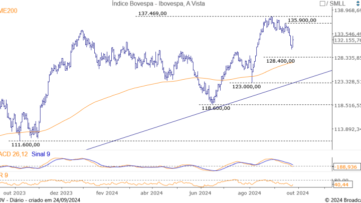 Ibovespa volta fechar em queda, com perdas da B3; Vale e Petrobras sobem