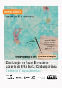 Curso promove novas narrativas sobre as artes manuais contemporâneas